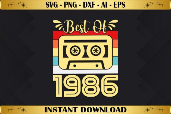 Best of 1986 Vintage Graphics & T-Shirt Designs