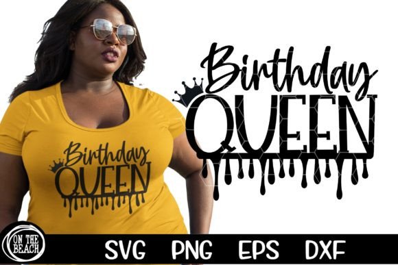 Birthday Queen SVG Graphics for T-Shirt Designs