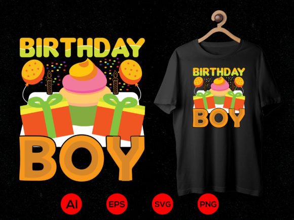 Birthday T-shirt Design 05: Graphics & T-Shirt Designs