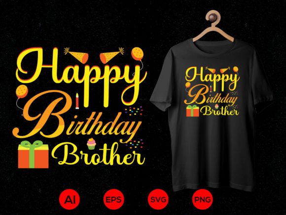 Birthday T-shirt Design 08
