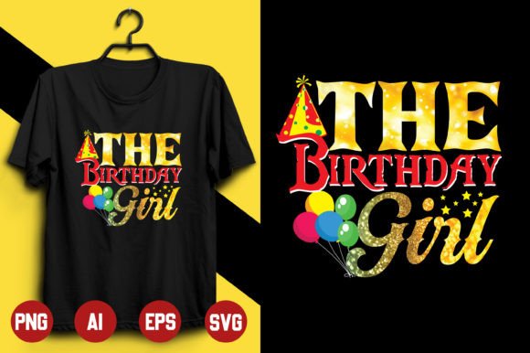 Birthday T-shirt Design -15: Graphics & Print Templates for Crafters