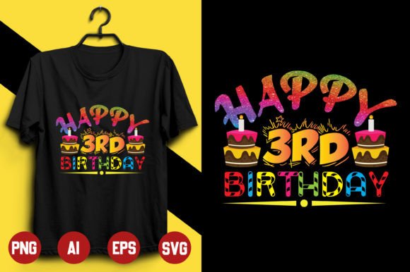 Birthday T-shirt Design -9: Graphics & Print Templates Review