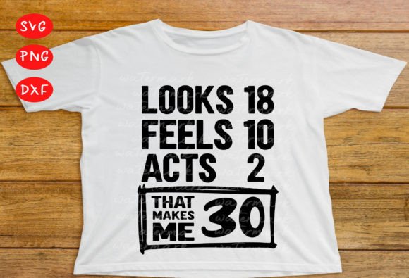 Funny 30th Birthday Svg, 30th Birthday Graphics