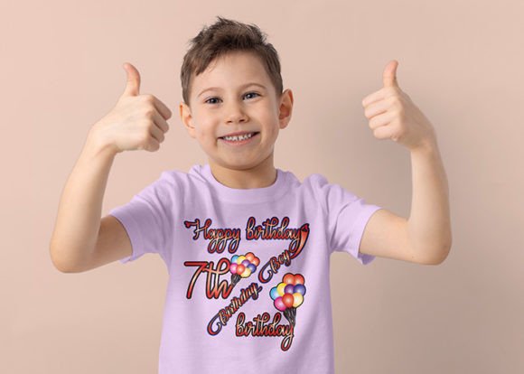 Kids Birthday T-shirt Design