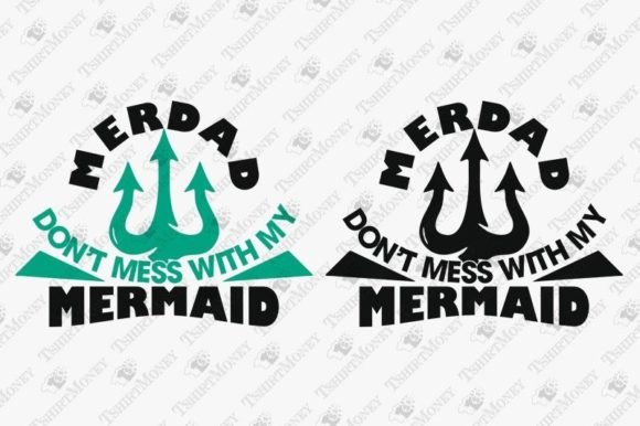 Merdad Mermaid Daughter's Birthday Graphics